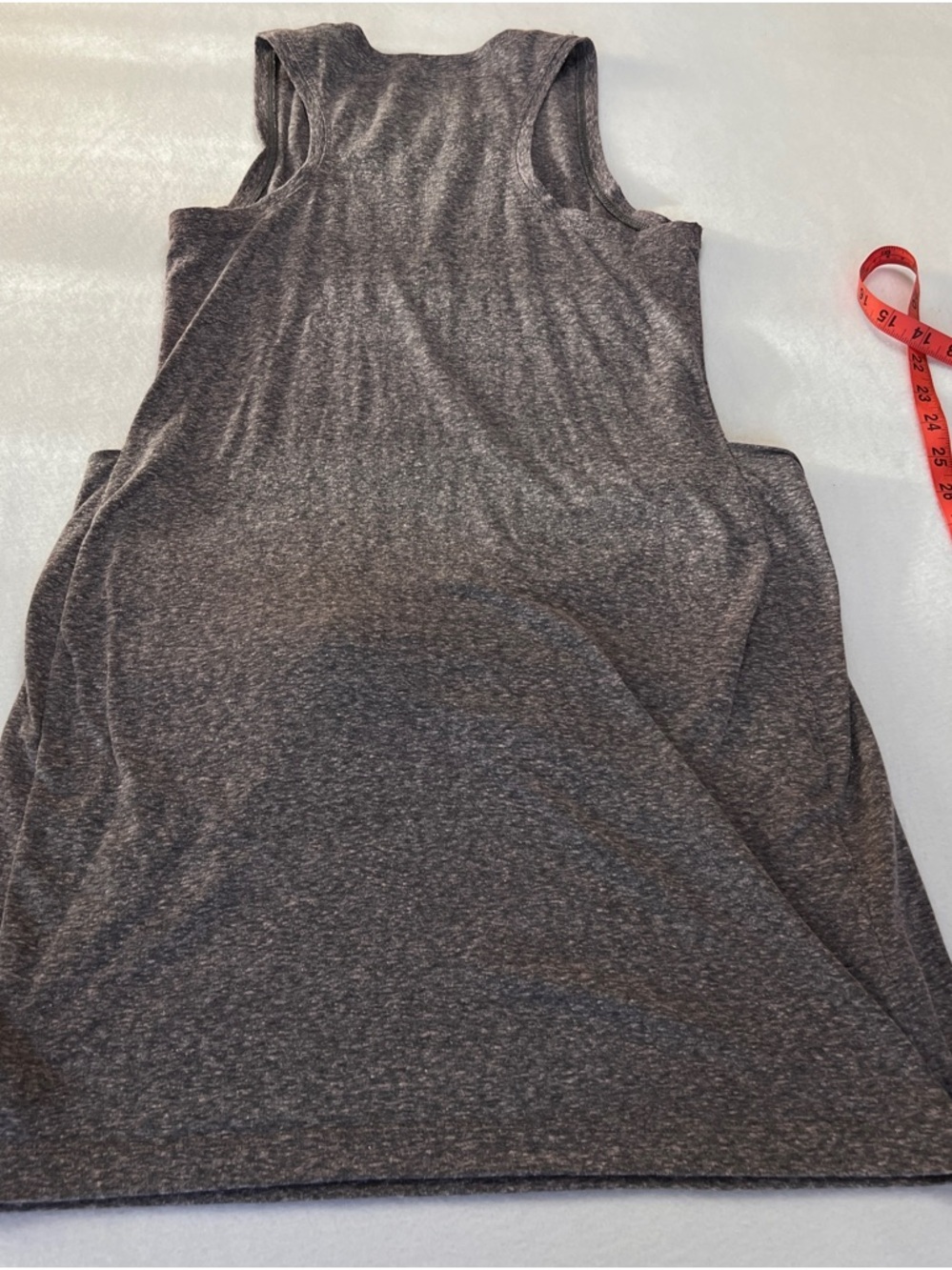 Aerie Gray casual Sleeveless Wrap Mini Dress minimalist - Picture 9 of 9